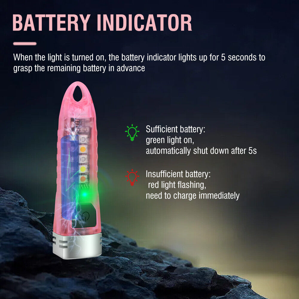 Rechargeable Small Mini Pocket LED Flashlight