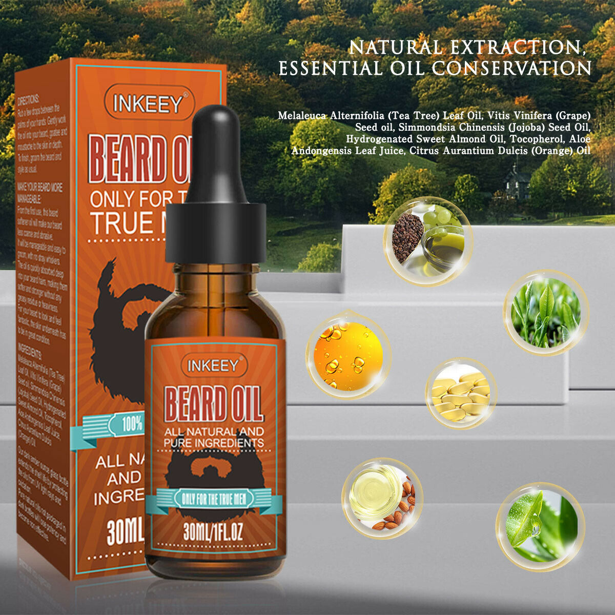 Beard Oil For Hair Growth Serum